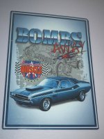 Blechschild - Dodge Charger - American Muscle Cars - 29,5...