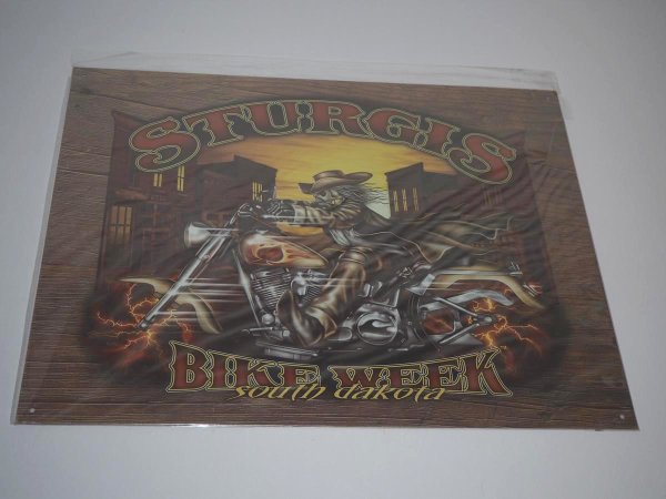 Blechschild - Sturgis Bike Week South Dakota - 40,5 x 31,5 cm