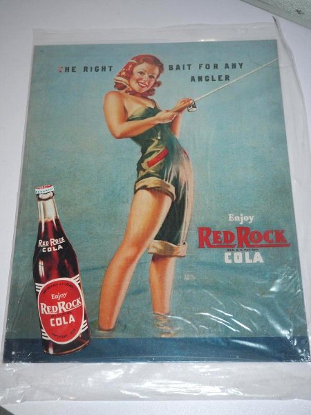 Blechschild - Red Rock Cola - 31,5 x 40,5 cm
