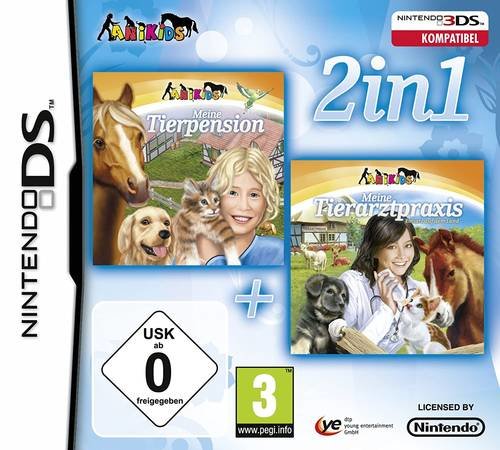 2 in 1 - Meine Tierpension + Meine Tierarztpraxis auf dem Land - Nintendo DS