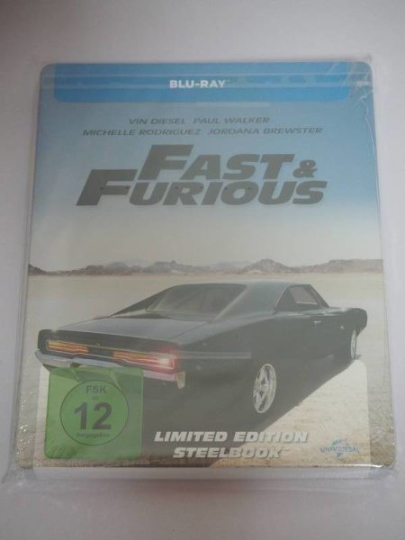 Fast and Furious - Neues Modell. Originalteile - Steelbook - Blu-ray - NEU
