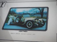 Bild - Spiegelbild - Rolls Royce Silver Ghost 1911 - Holzrahmen - 66 x 52 cm