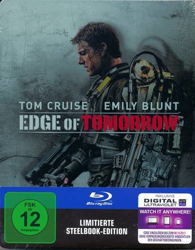 Edge of Tomorrow - Tom Cruise, Emily Blunt - Steelbook - Blu-ray