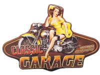 Blechschild - Wandschild - Classic Garage - We can fix...