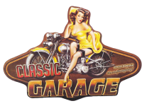 Blechschild - Wandschild - Classic Garage - We can fix...