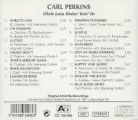 Carl Perkins - Whole Lotta Shakin Goin On - Compilation -...