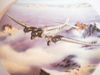Sammelteller - Wandteller - Fliegende Legenden - Junkers Ju 52 über den Alpen
