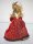 Engel - Rauschgoldengel - Handarbeit - Rotes Kleid - mit Kerze - 18,5 cm
