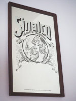 Bild - Spiegelbild - Sinalco - Holzrahmen - 23,5 x 38 cm