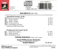 Itzhak Perlman - Bruch - Violinkonzert 2 / Schottische Fantasie - CD