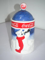 Dose - Deckeldose - Coca Cola - Eisbär - Relief -...