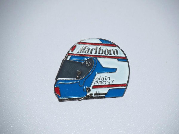 Pin - Alain Prost - Marlboro - Formel 1 - Helm