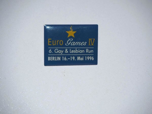 Pin - Euro Games IV - 6. Gay & Lesbian Run 1996
