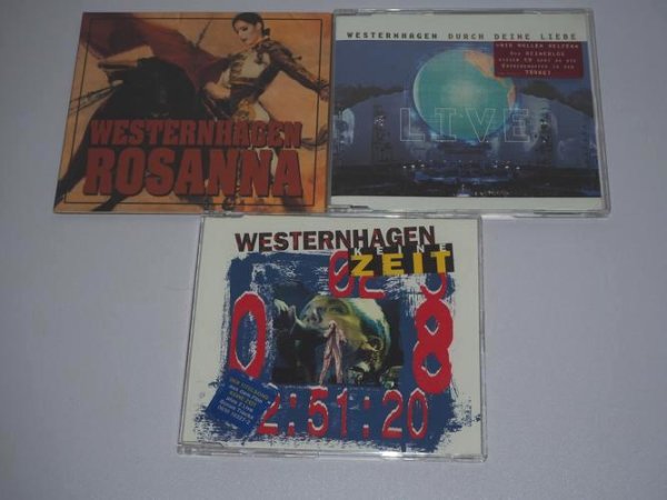 Westernhagen - Keine Zeit + Rosanna + Durch Deine Liebe Live - Maxi CD Set