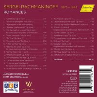 Alexander Anisimov / Beate Szalwinska - Rachmaninoff Romances - CD - NEU
