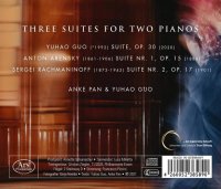 Anke Pan & Yuhao Guo - Three Suites for two Pianos - CD