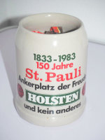 Krug - Bierkrug - Holsten - 150 Jahre St. Pauli - 0,5 L