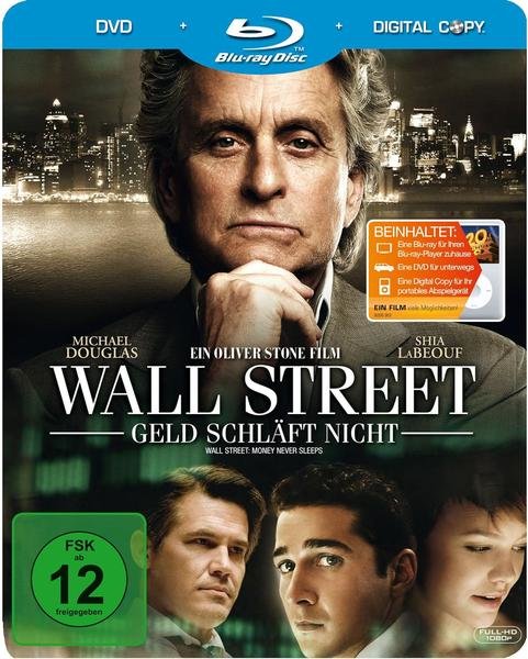 Wall Street - Geld schläft nicht - Steelbook - Blu-ray - NEU