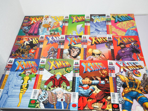 Manga X-Men - US Comic Sammlung / Konvolut - 14 Stück