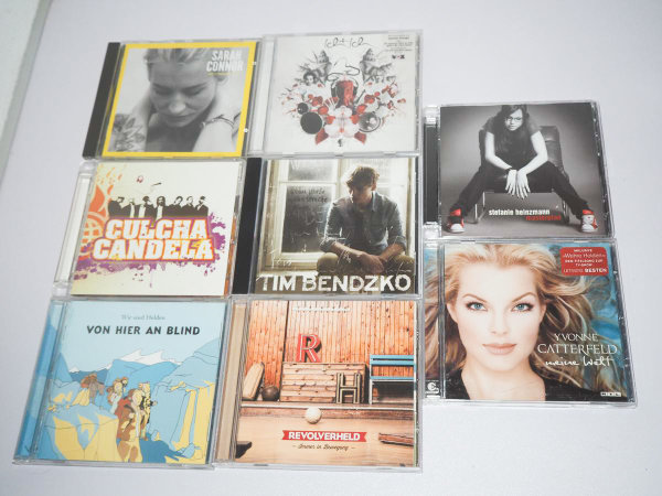 CD Sammlung - Tim Bendzko, Culcha Candela, Sarah Connor, Revolverheld u.a.