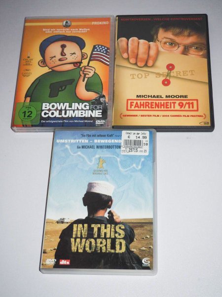 DVD Sammlung - Dokumentation - Michael Moore & Michael Winterbottom