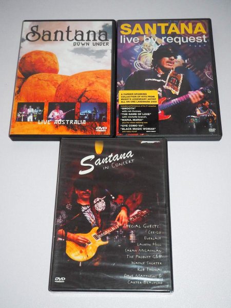 DVD Sammlung - Santana - 3 Stück