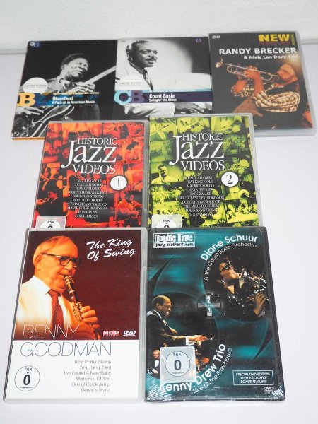 DVD Sammlung - Jazz - Count Basie, Diane Schur, Randy Brecker u.v.a.