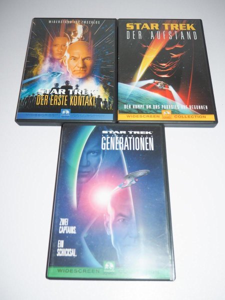 Star Trek - Er erste Kontakt + Generationen + Der Aufstand - DVD Set