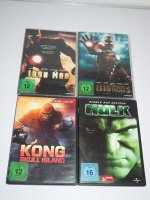 Hulk + Kong Skull Island + Iron Man 1 + 2 - DVD Set