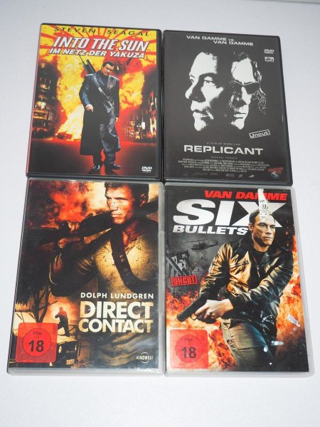 Replicant + Direct Contact + Six Bullets + Into the Sun - DVD Set