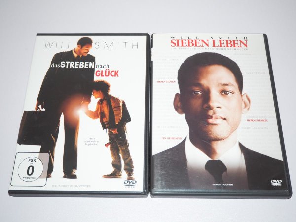 Sieben Leben + Das Streben nach Glück - Will Smith - DVD Set