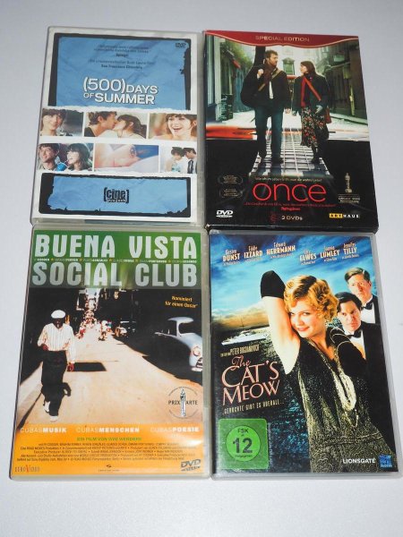 Once + 500 Days of Summer + Buena Vista Social Club + The Cat´s Meow