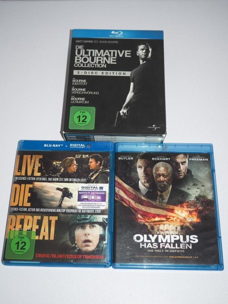 Live Die Repeat - Ultimative Bourne Collection - Olympus Has Fallen - Blu-ray