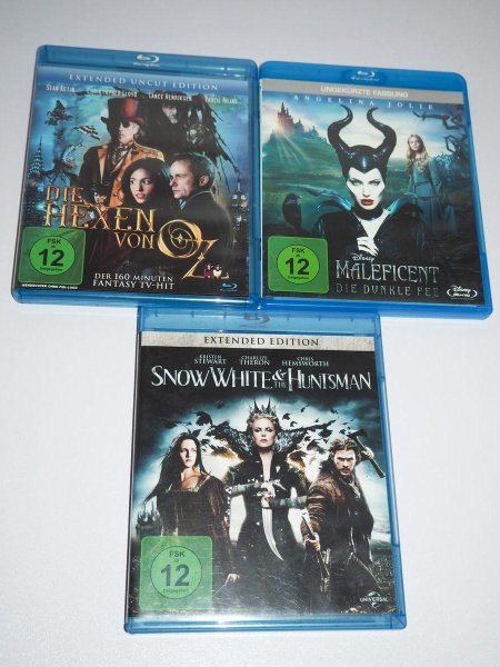 Snow White & the Huntsman + Maleficent + Die Hexen von Oz - Blu-ray