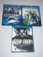 Battleship + Cowboys & Aliens + Star Trek - Blu-ray