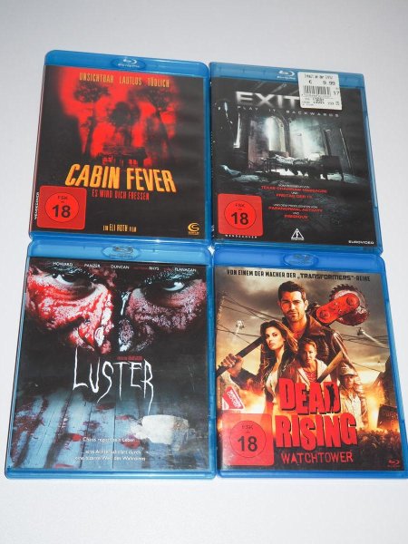 Cabin Fever + ExitUs + Luster + Dead Rising Watchtower - Blu-ray