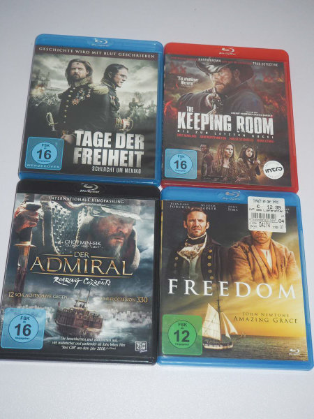 Der Admiral + Tage der Freiheit + Freedom + The Keeping Room - Blu-ray