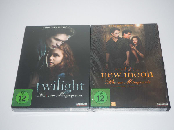 Die Twilight Saga - Biss zum Morgengrauen + zur Mittagsstunde - Fan Edition NEU