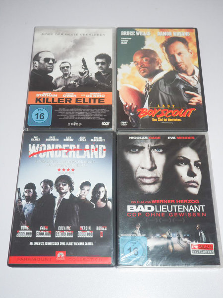 Wonderland + Last Boyscout + Killer Elite + Bad Lieutenant - DVD Set