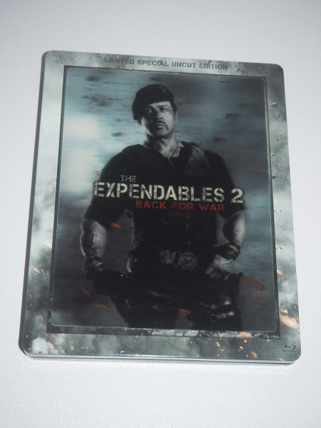 The Expendables 2 - Limited Lenticular Steelbook Uncut Edition - Blu-ray