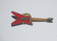 Pin - E-Gitarre - Rot - V-Form